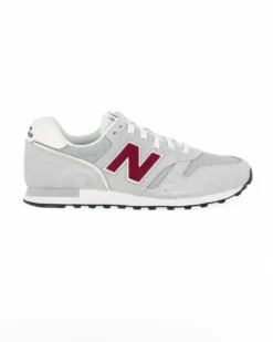 NEW BALANCE - SNEAKERS LIFESTYLE GRIGIE CON DETTAGLI ROSSI DA UOMO,  U3732LL