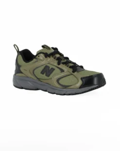 NEW BALANCE - SNEAKERS LIFESTYLE VERDI CON DETTAGLI NERI DA UOMO, M4084HQ