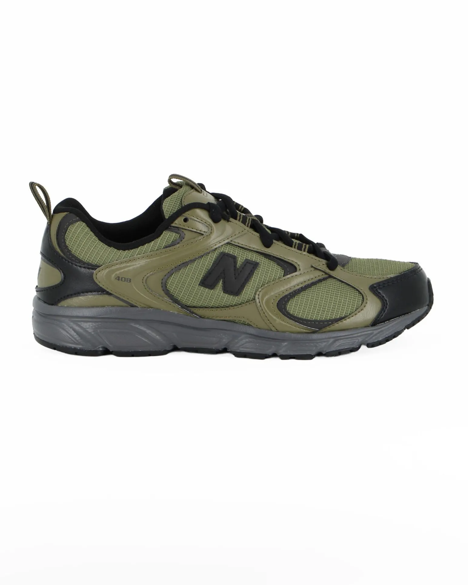 NEW BALANCE - SNEAKERS LIFESTYLE VERDI CON DETTAGLI NERI DA UOMO, M4084HQ