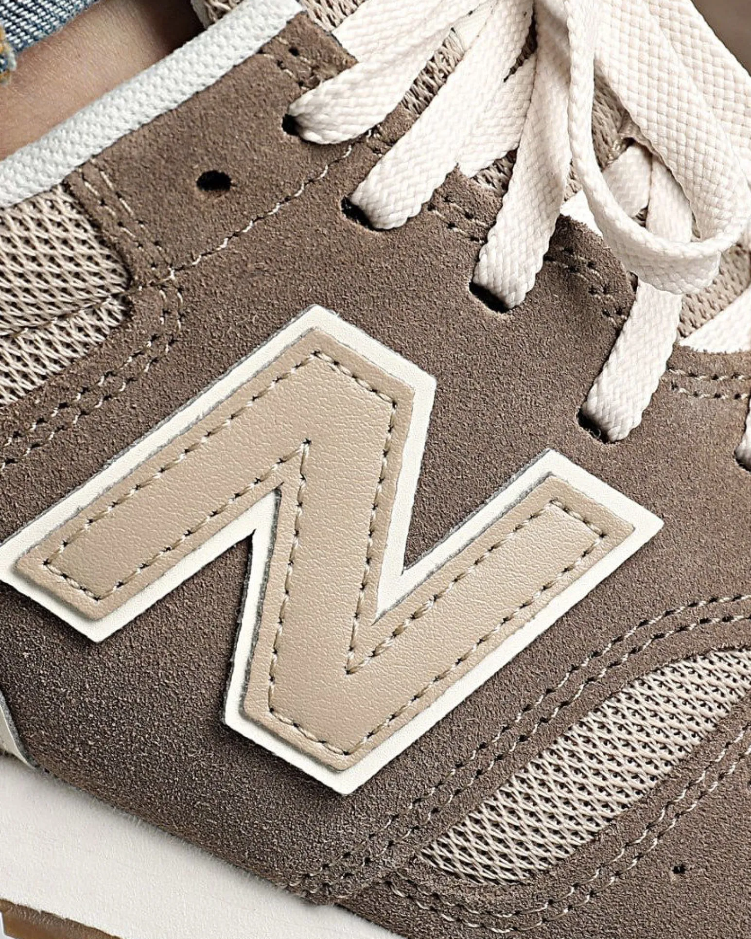 NEW BALANCE - SNEAKERS LIFESTYLE MARRONI CON DETTAGLI TAUPE, M3737WA