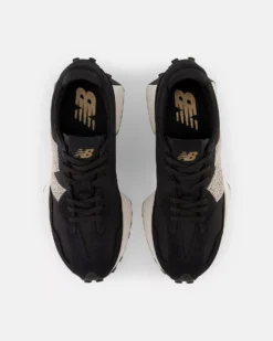 NEW BALANCE 327- Sneakers nera da donna con logo maculato - WS327PH