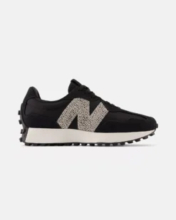 NEW BALANCE 327- Sneakers nera da donna con logo maculato - WS327PH