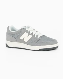 NEW BALANCE - SNEAKERS UOMO  GRIGIA E BIANCA  LIFESTYLE SUEDE/MESH - U480P736