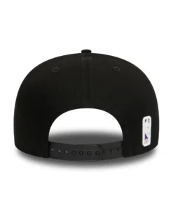 NEW ERA - Cappello a visiera piatta nero con logo Lakers - 9 FIFTY
