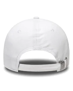 NEW ERA - Cappello regolabile bianco con logo metallizzato - 9FORTY