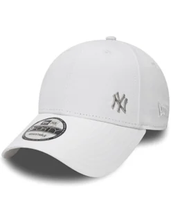 NEW ERA - Cappello regolabile bianco con logo metallizzato - 9FORTY