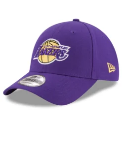 NEW ERA - Cappello regolabile viola con logo Lakers- 9FORTY