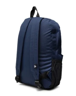 NEW ERA - Zaino blu e bianco con spallacci regolabili e tasca frontale