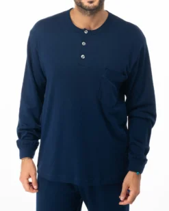 NOTTI MAGICHE - PIGIAMA UOMO BLU 100% COTONE - MADE IN ITALY