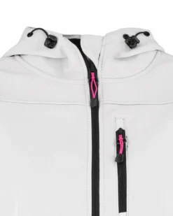 ON SPIRIT - GIACCA DONNA CON CAPPUCCIO SOFTSHELL BIANCA - CLELIA