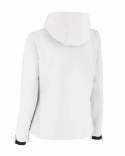 ON SPIRIT - GIACCA DONNA CON CAPPUCCIO SOFTSHELL BIANCA - CLELIA