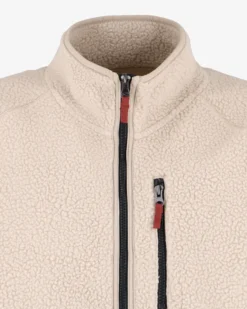 ON SPIRIT - GIACCA IN SHERPA UOMO  BEIGE  FULL ZIP-  BORGHY