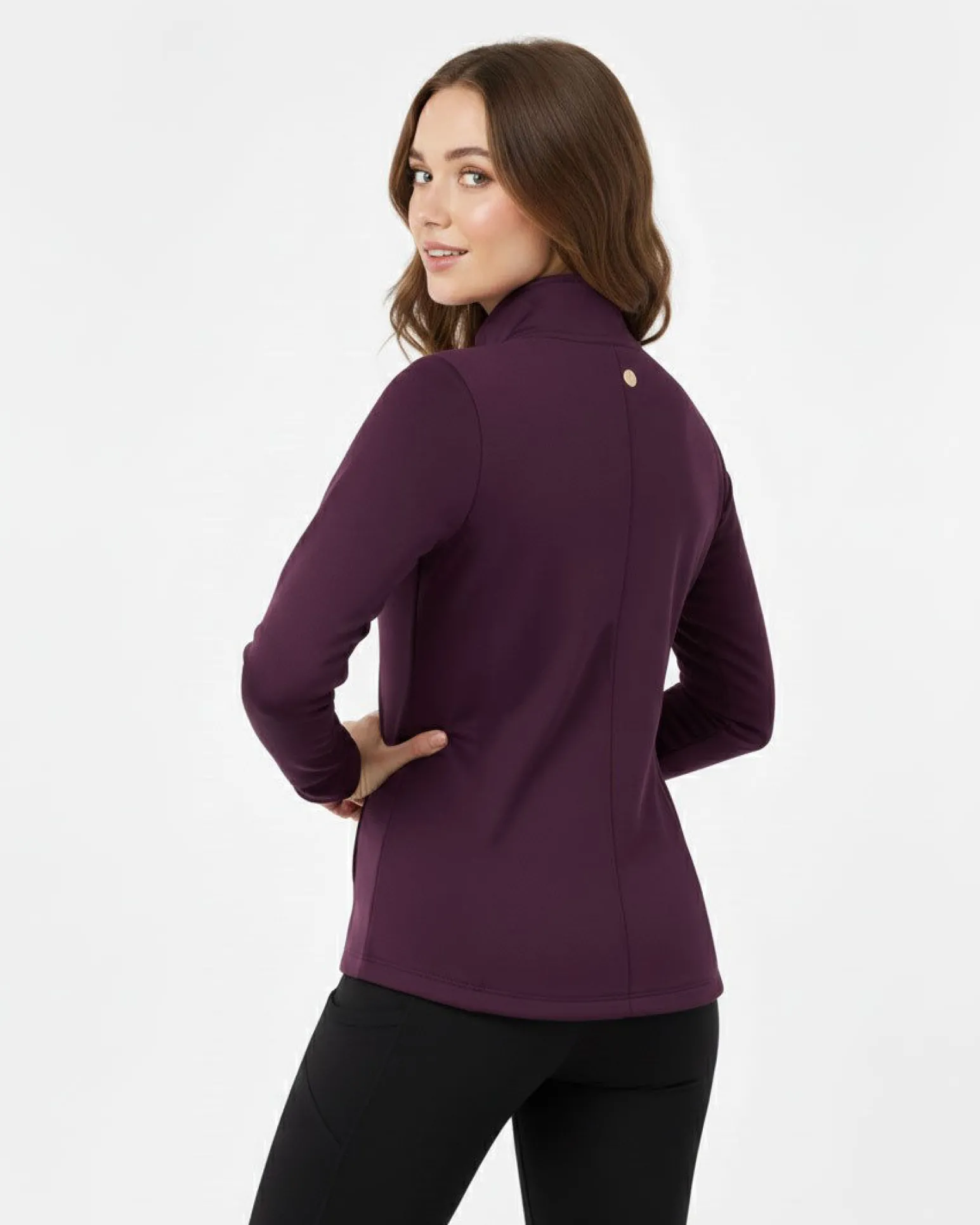 ON SPIRIT GIACCA SPORTIVA DONNA THERMO FLEECE NERA - ADINA
