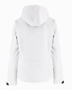 ON SPIRIT - GIUBBINO CON CAPPUCCIO FELPATO SOFTSHELL DONNA BIANCO - ALBA