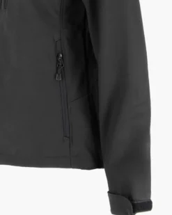 ON SPIRIT - GIUBBINO CON CAPPUCCIO FELPATO SOFTSHELL DONNA NERO - ALBA
