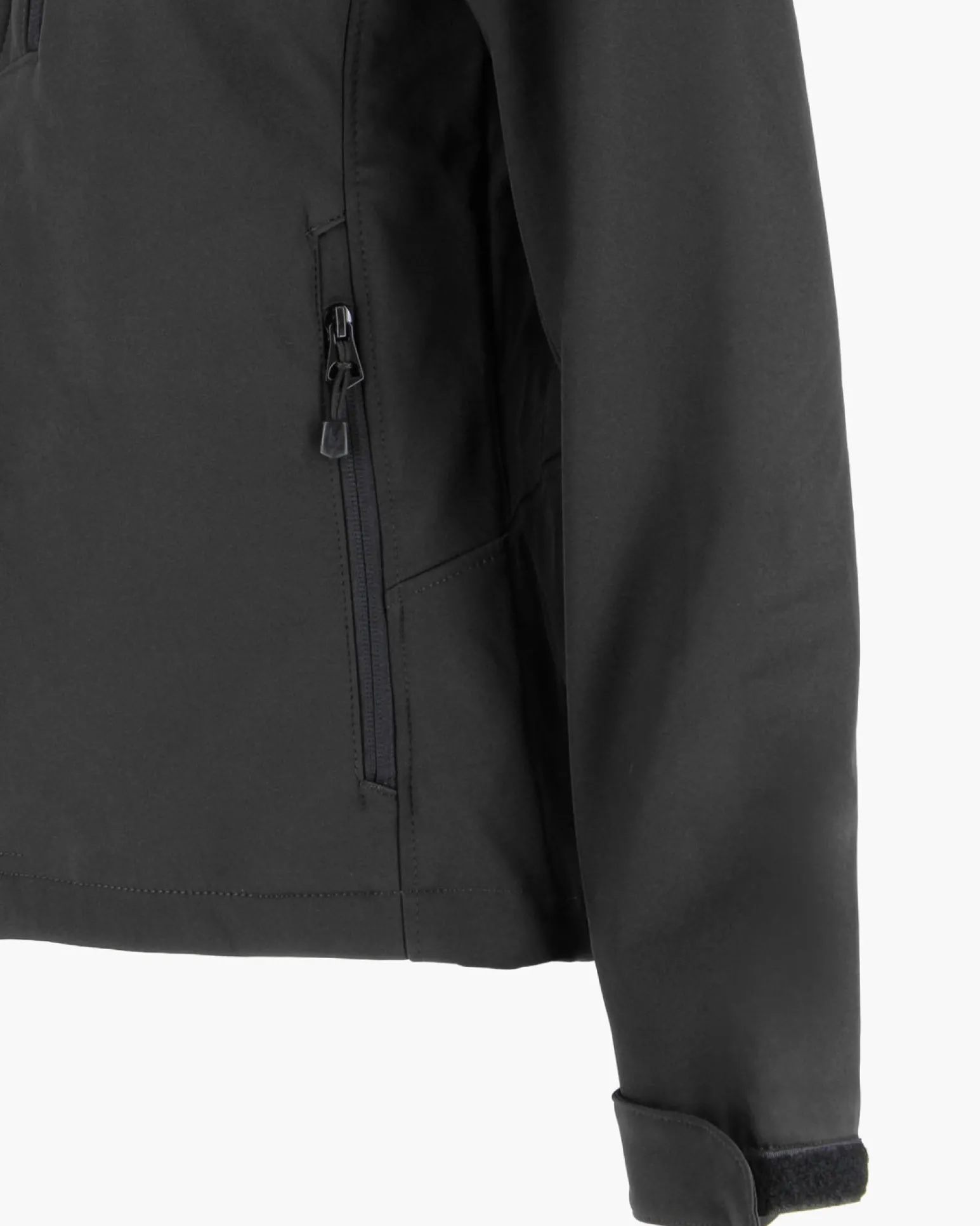 ON SPIRIT - GIUBBINO CON CAPPUCCIO FELPATO SOFTSHELL DONNA NERO - ALBA