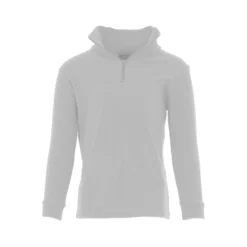 ON SPIRIT - Micropile da bambino bianco con mezza zip frontale - GIULIANO