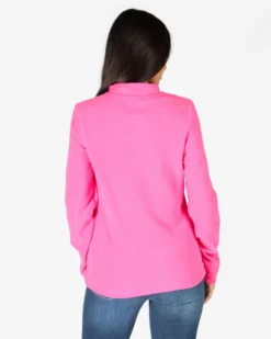 ON SPIRIT - MICROPILE DONNA  MEZZA ZIP FUXIA -  VALENTINA