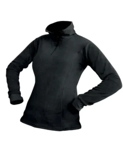 ON SPIRIT - MICROPILE DONNA  MEZZA ZIP NERO -  ERICA