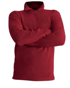 ON SPIRIT - MICROPILE UOMO  MEZZA ZIP BORDEAUX EDOARDO