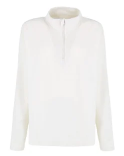 ON SPIRIT - MICROPILE UOMO MEZZA ZIP BIANCO - VITTORIO