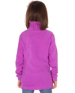 ON SPIRIT - MICROPILE VIOLA MEZZA ZIP DA BAMBINA