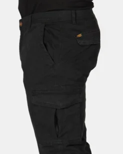 ON SPIRIT - Pantalone cargo stretch nero