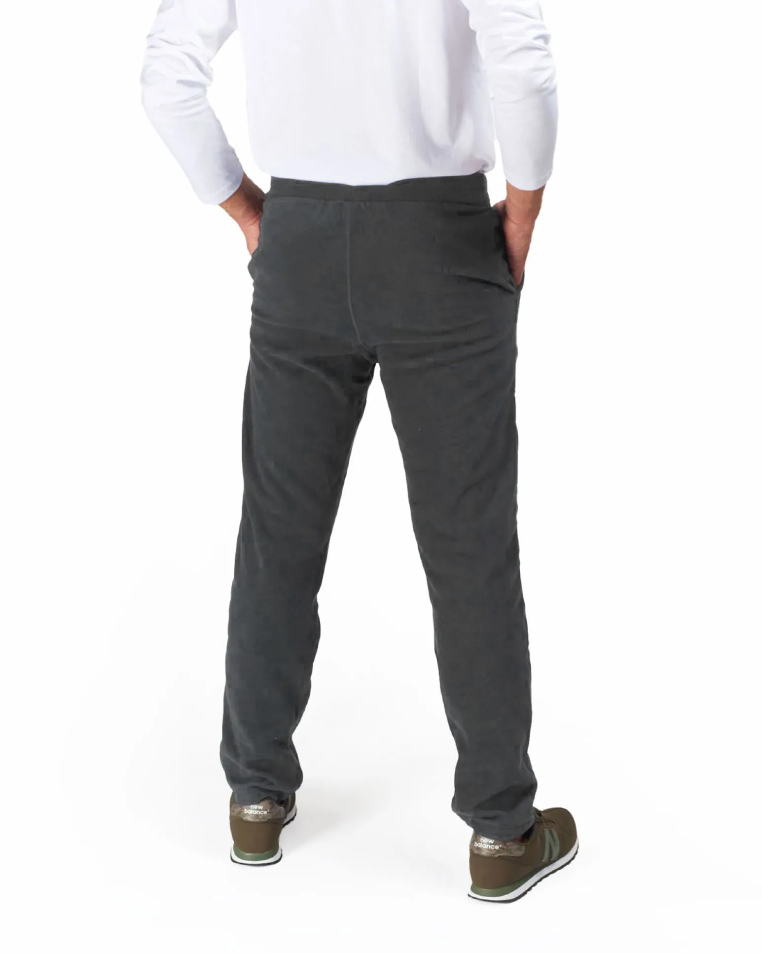 ON SPIRIT - PANTALONI IN PILE UOMO GRIGIO SCURO - ROBERT