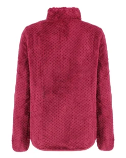 ON SPIRIT - PILE BORDEAUX FULL ZIP DA DONNA