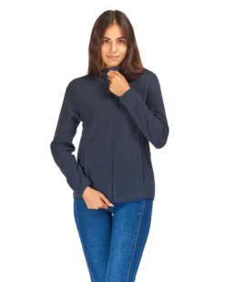 ON SPIRIT - PILE DONNA FULL ZIP BLU - LUANA