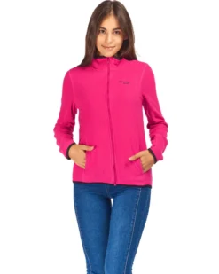 ON SPIRIT - PILE DONNA FULL ZIP FUXIA - LUANA