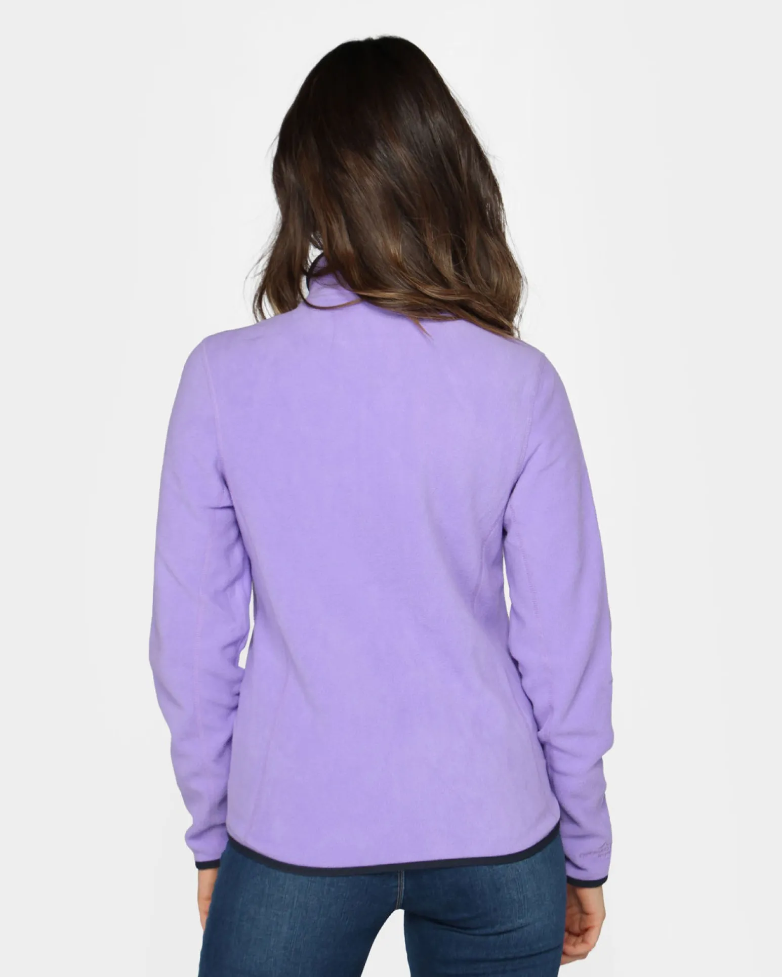 ON SPIRIT - PILE DONNA FULL ZIP LILLA - LUANA