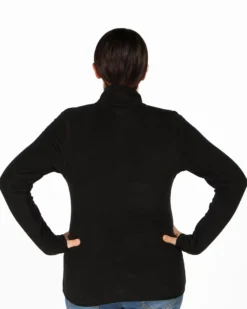 ON SPIRIT - PILE DONNA FULL ZIP NERO - LUANA