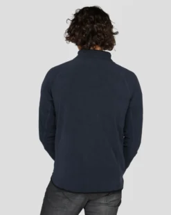 ON SPIRIT - PILE  RIGATO UOMO  FULL  BLU SCURO- FABIO