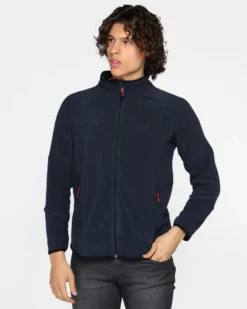 ON SPIRIT - PILE  RIGATO UOMO  FULL  BLU SCURO- FABIO