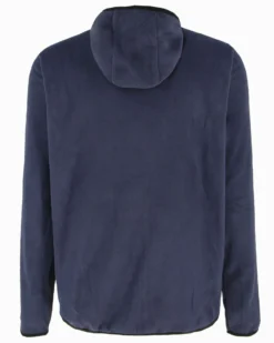 ON SPIRIT - PILE UOMO  CON CAPPUCCIO FULL ZIP BLU SCURO - ANDREA