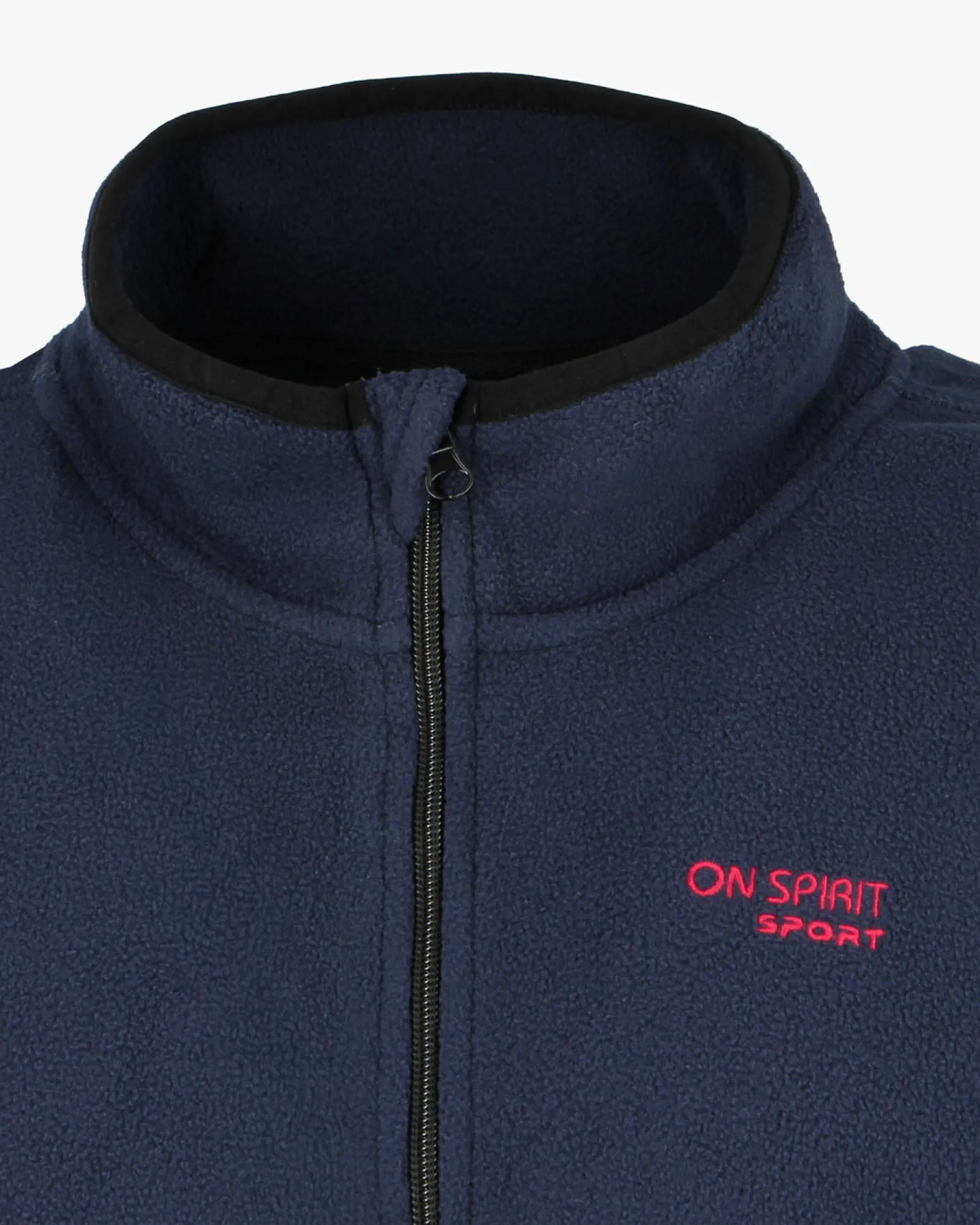 ON SPIRIT - PILE UOMO FULL ZIP BLU SCURO -EMILIO
