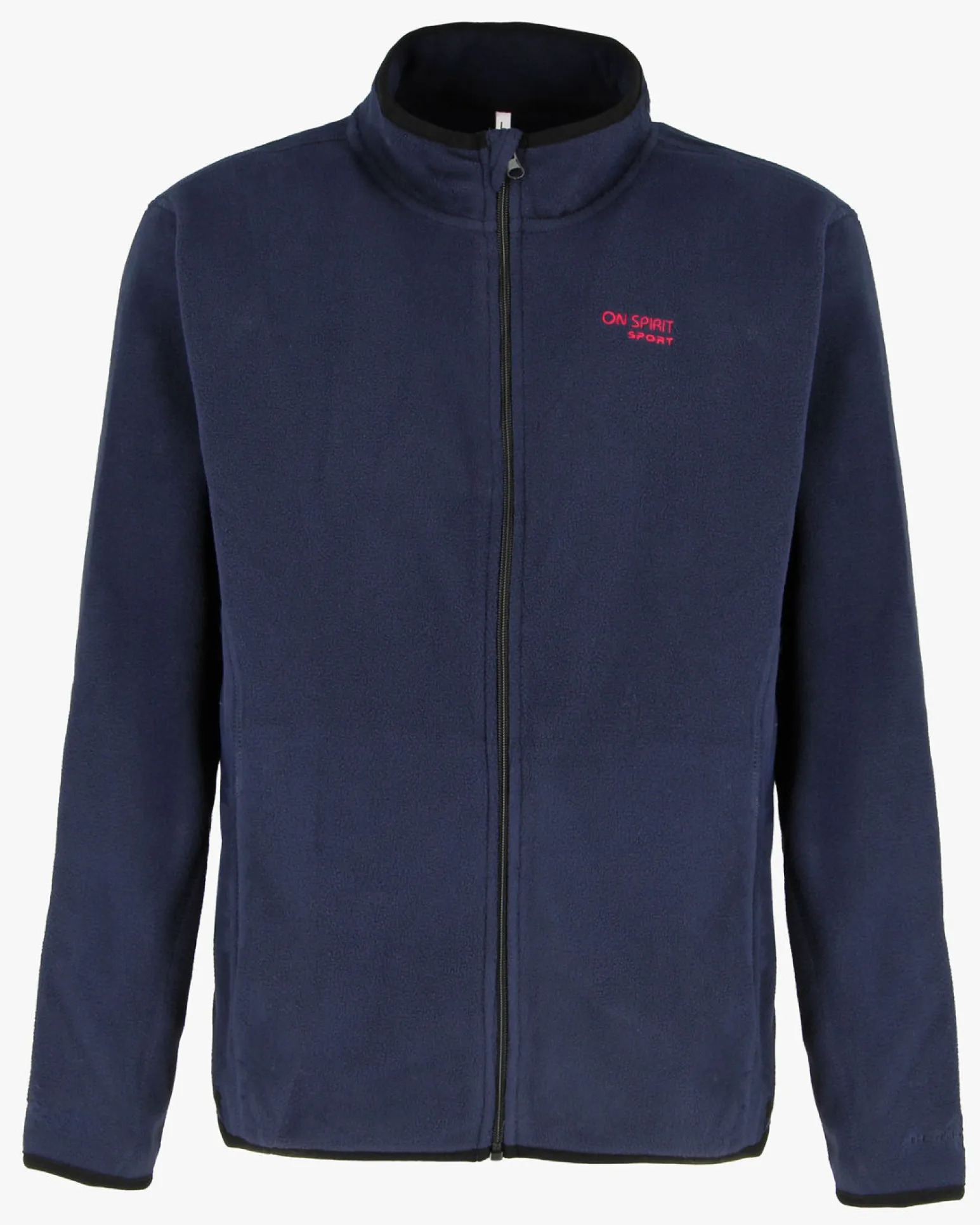 ON SPIRIT - PILE UOMO FULL ZIP BLU SCURO -EMILIO