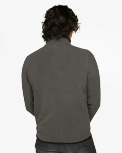 ON SPIRIT - PILE UOMO  FULL ZIP  GRIGIO SCURO -EMILIO