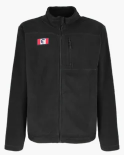 ON SPIRIT - PILE UOMO  FULL ZIP NERO - GLAUCO