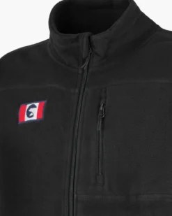 ON SPIRIT - PILE UOMO FULL ZIP NERO - GLAUCO