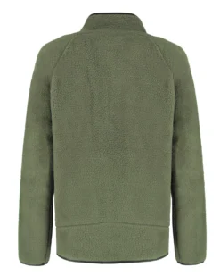 ON SPIRIT - PILE VERDE  FULL ZIP DA UOMO IN TESSUTO SHERPA