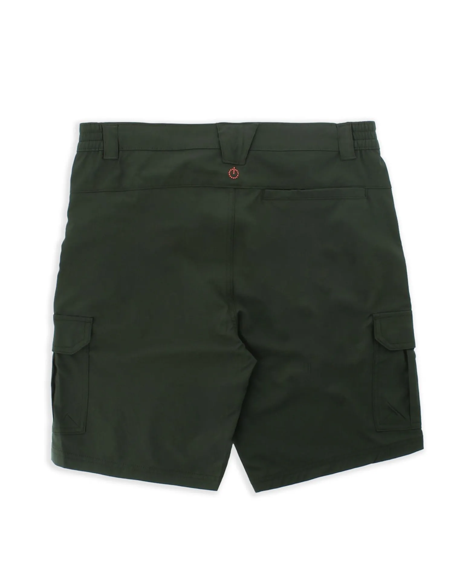 ON SPIRIT - SHORT CARGO CON TASCONI VERDE SCURO CON DETTAGLI ARANCIONE FLUO E NERI, SANCHO