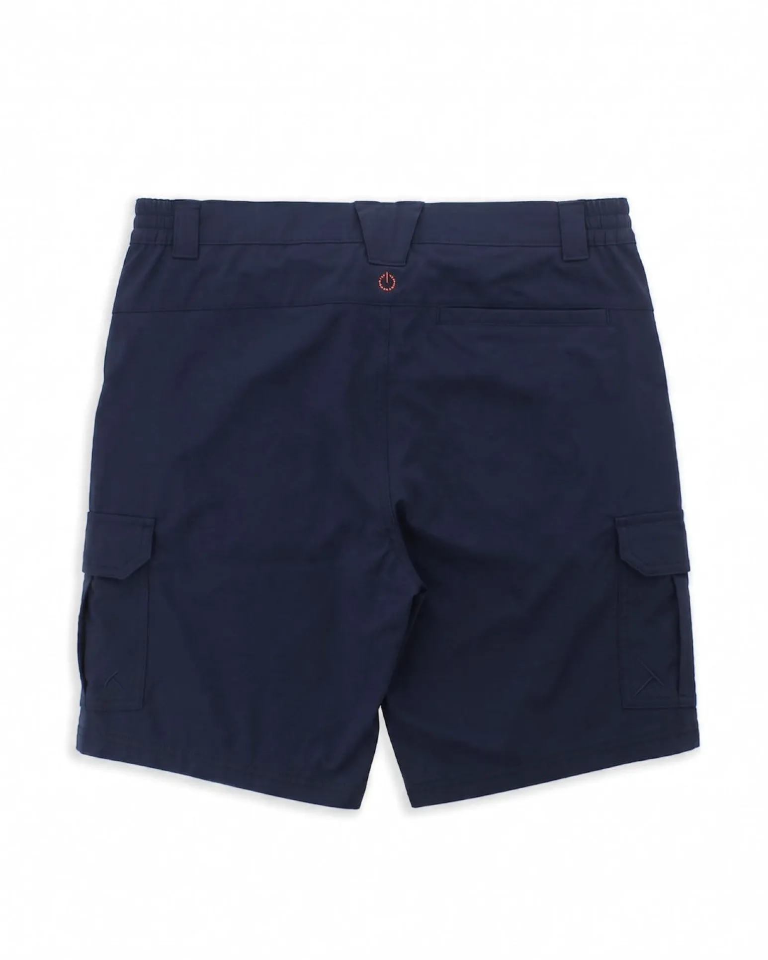 ON SPIRIT - SHORT CARGO CON TASCONI BLU SCURO CON DETTAGLI ARANCIONE FLUO E NERI, SANCHO