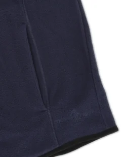 ON SPIRIT - SMANICATO IN PILE  UOMO FULL ZIP BLU SCURO -  SIMONE
