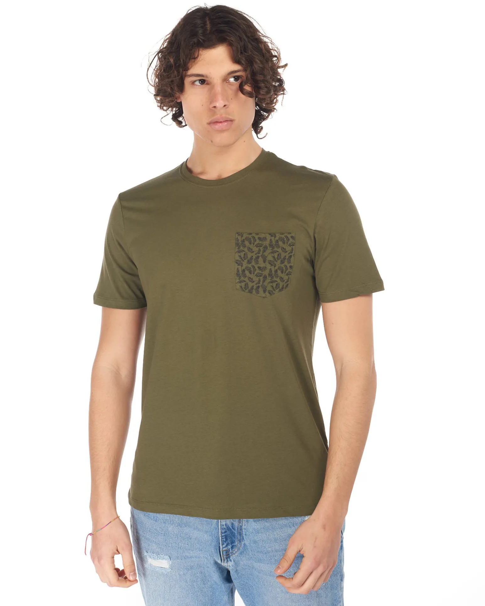 ON SPIRIT - TSHIRT MEZZA MANICA GIROCOLLO STAMPA FLUO