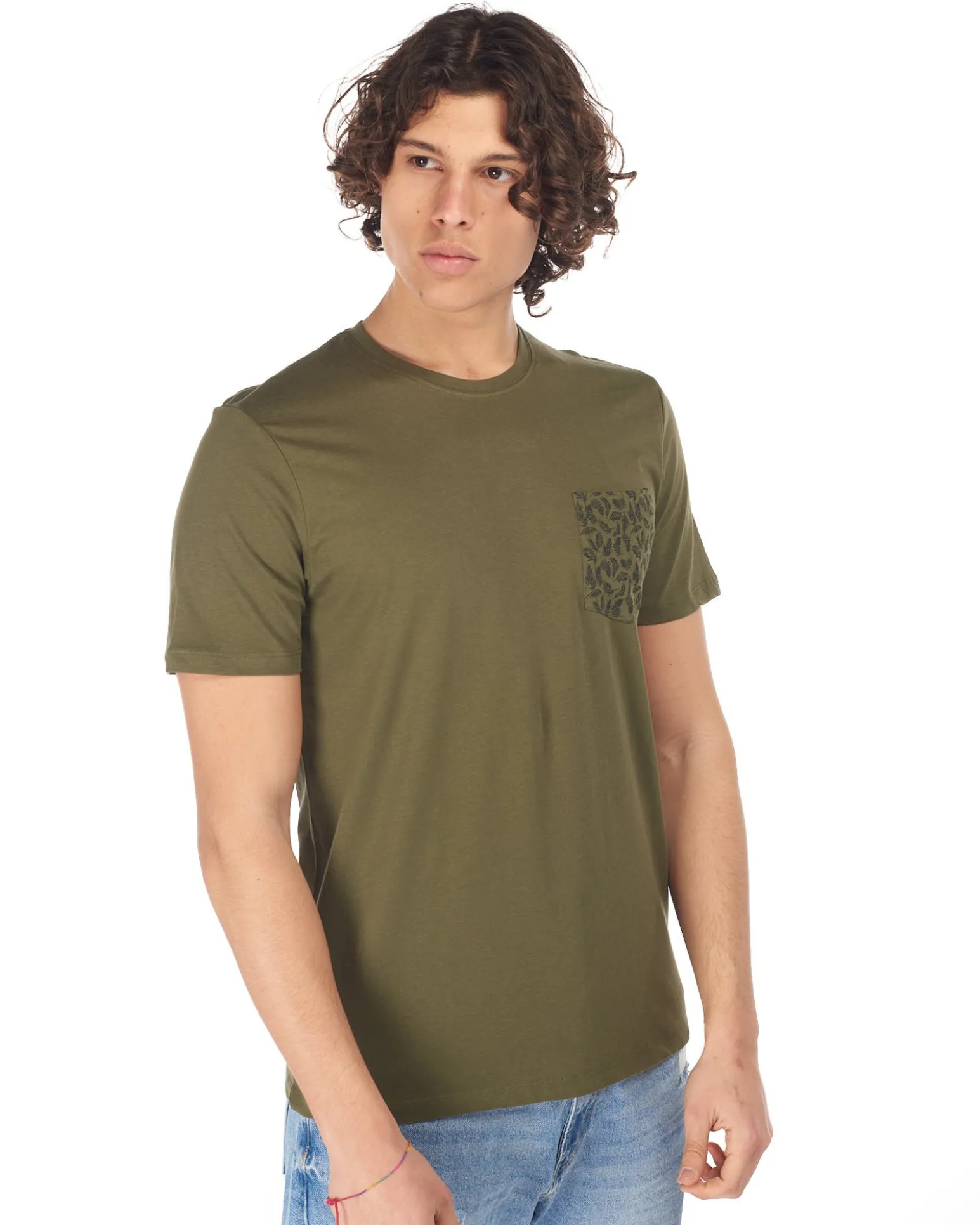 ON SPIRIT - TSHIRT MEZZA MANICA GIROCOLLO STAMPA FLUO