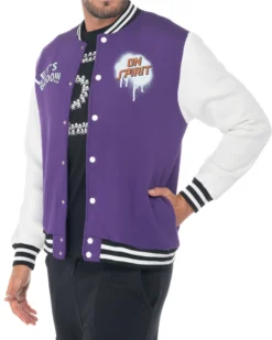 ON SPIRIT - UOMO FELPA BOMBER COLLEGE