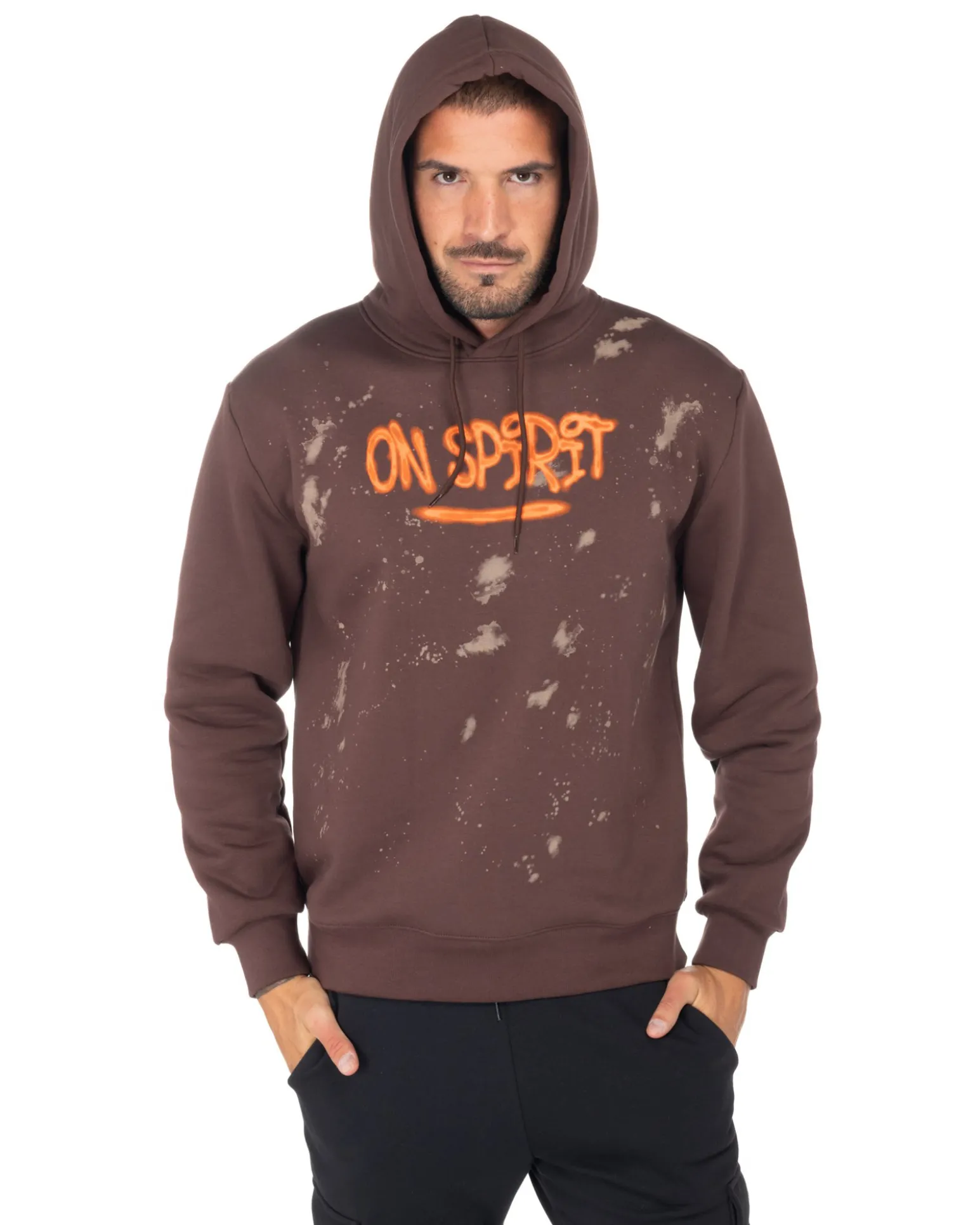 ON SPIRIT - UOMO FELPA CON CAPPUCCIO