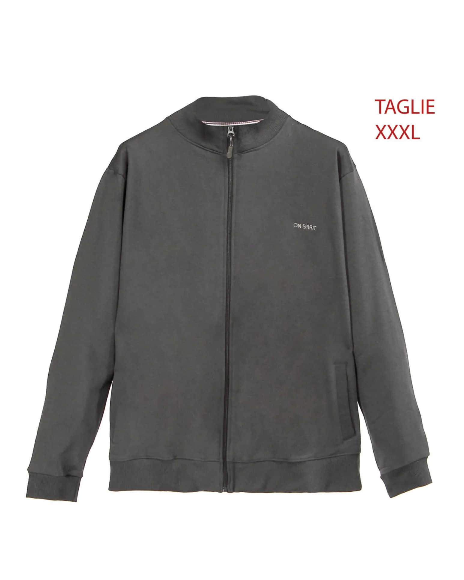 OVER UOMO FELPA FULL ZIP